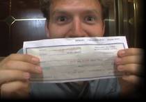 Ron with check